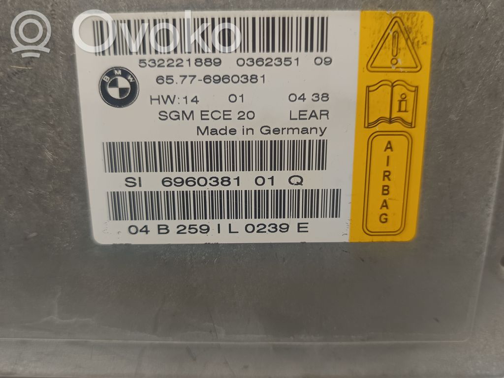 Airbagsteuergerät   6960381