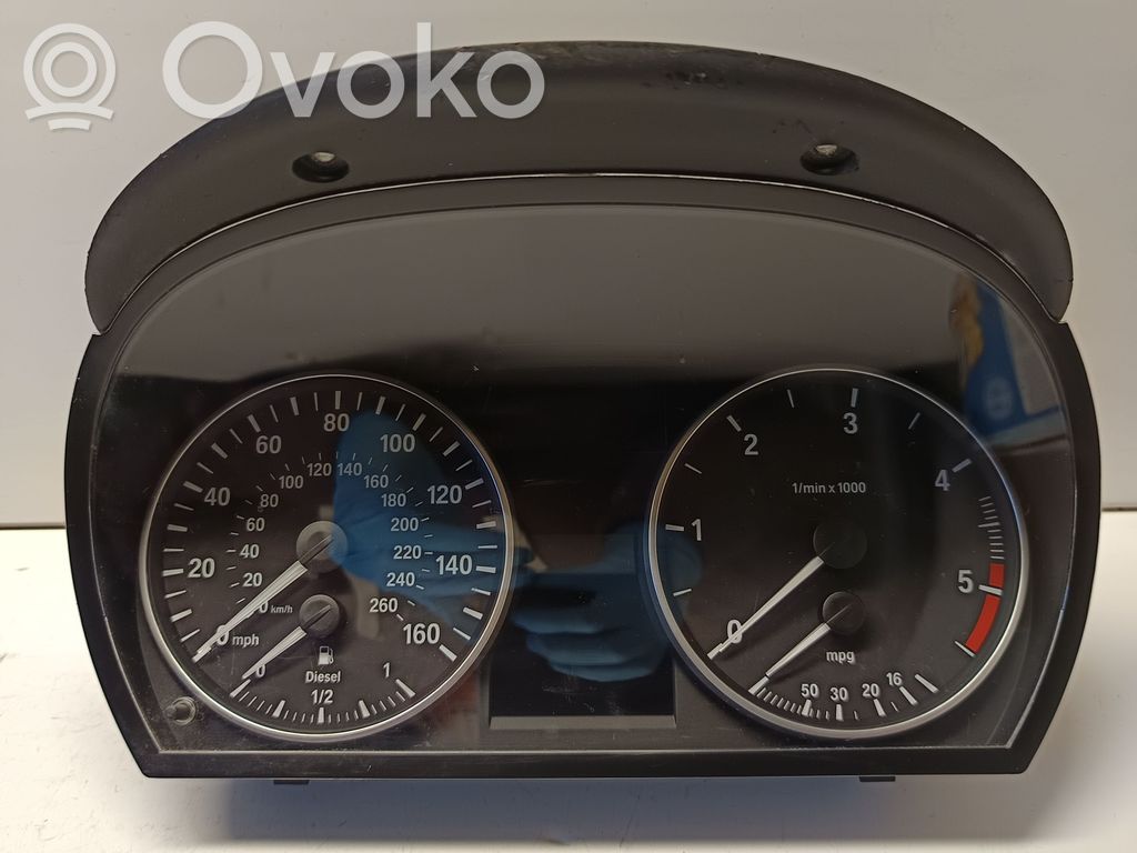 BMW 3 E90 E91 Speedometer (instrument cluster) 