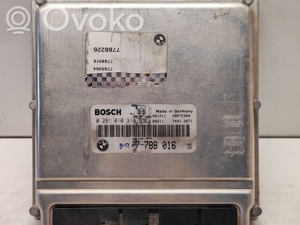 Engine control unit/module   7788226,0281010314,7788016,7785464