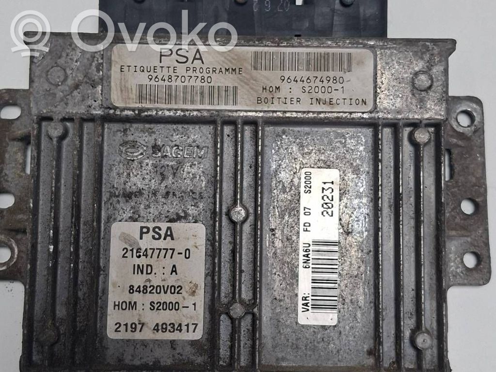 Citroen Xsara Picasso Unitate/modul de control motor 