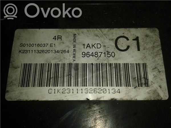 Unidad de control/módulo del motor   96487150,S010016037