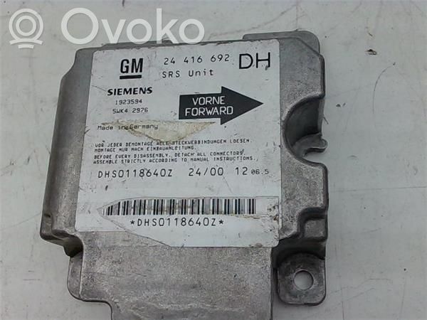 Opel Corsa C Airbag control unit/module 