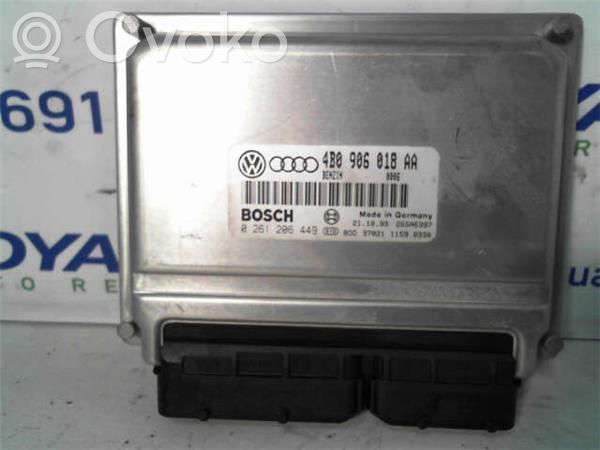 Unidad de control/módulo del motor   4B0906018AA,0261206449