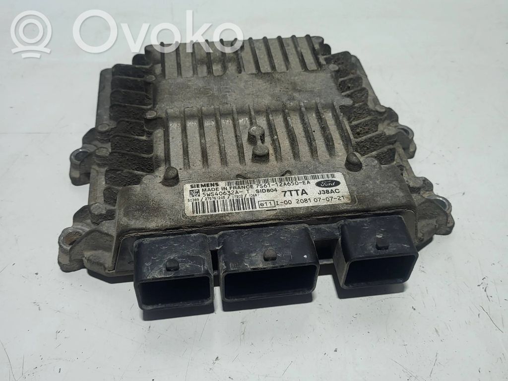 Engine control unit/module   7S6112A650EA,7TTA,5WS40632AT