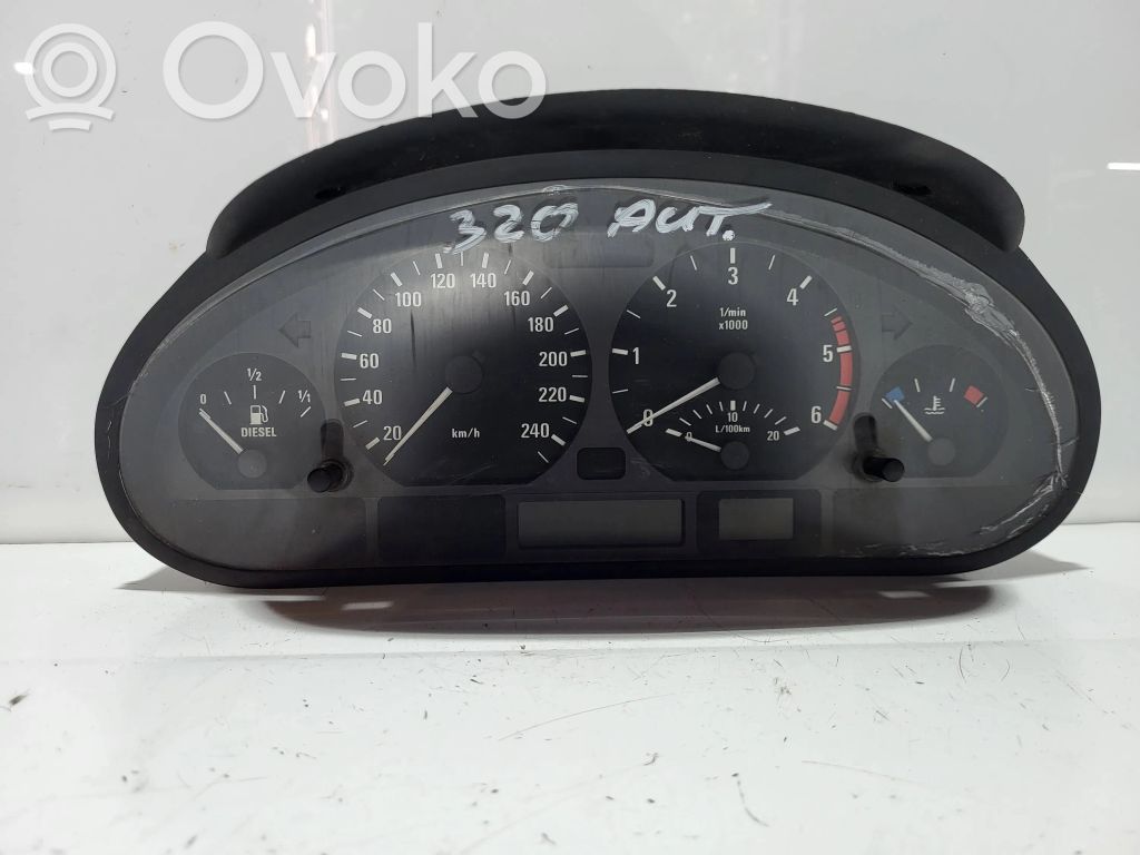 BMW 3 E46 Speedometer (instrument cluster) 