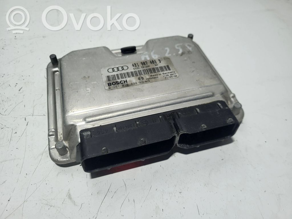 Engine control unit/module   4B1907401D,28SA5209,0281010494
