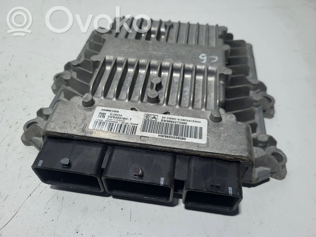 Engine control unit/module   9662273580,5WS40318HT,9655534080