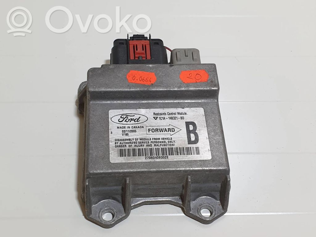 Airbag control unit/module   1C1A14B321BD,27060409352E,02112005