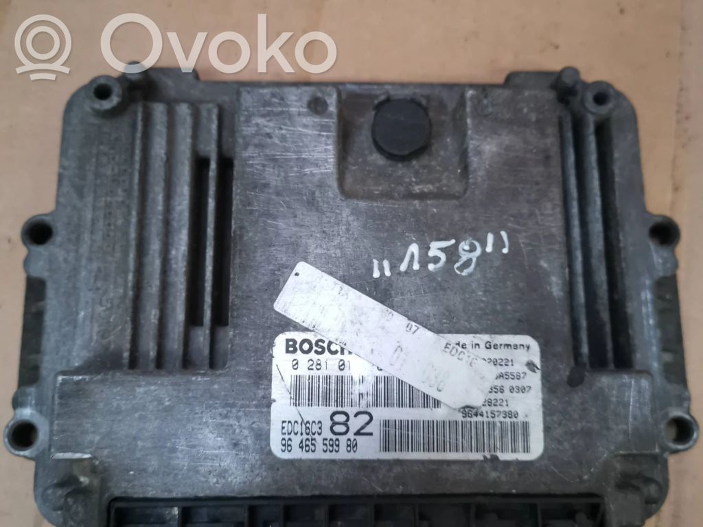 Peugeot 206 Engine control unit/module 