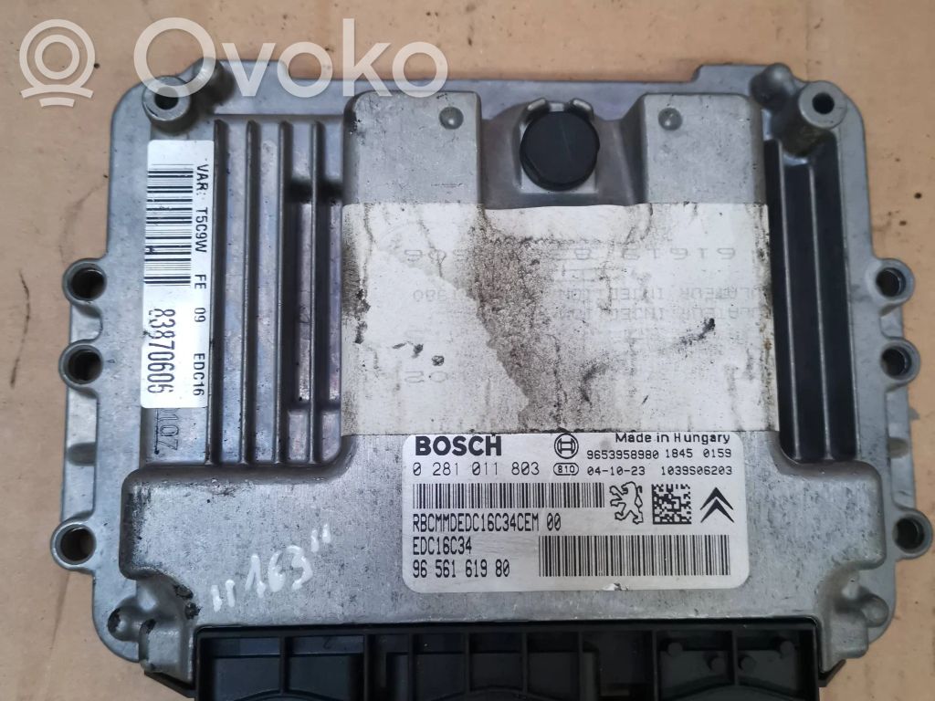 Peugeot 307 Engine control unit/module 