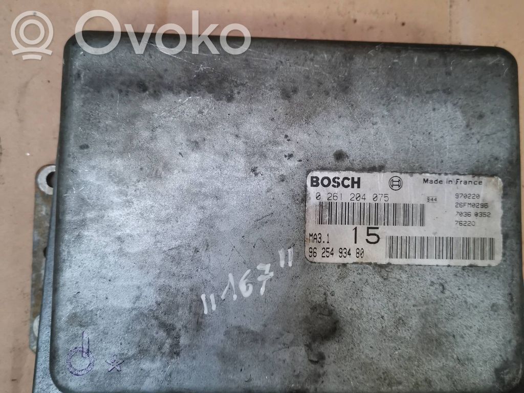 Citroen Berlingo Engine control unit/module 