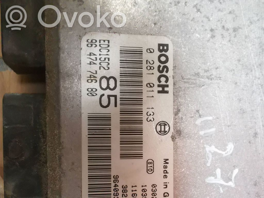 Fiat Ulysse Engine control unit/module 