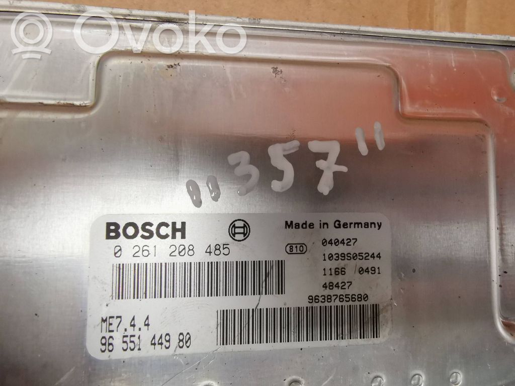 Peugeot 307 Engine control unit/module 