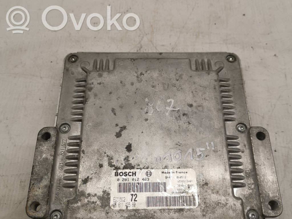 Peugeot 807 Engine control unit/module 