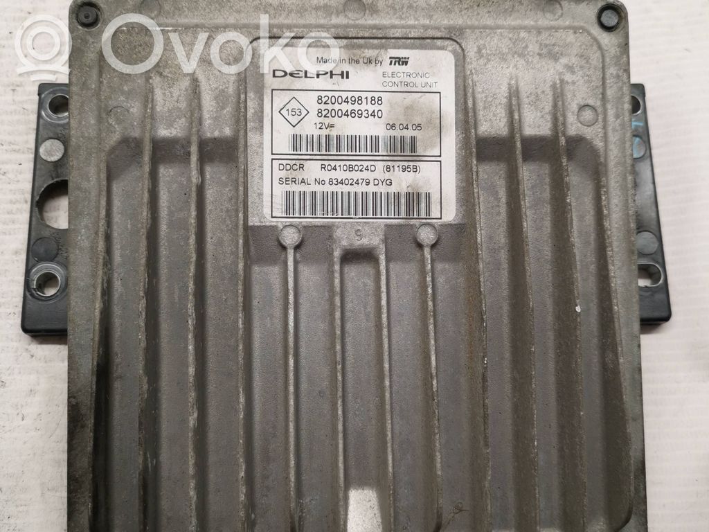 Engine control unit/module   8200498188,8200469340,R0410B024D