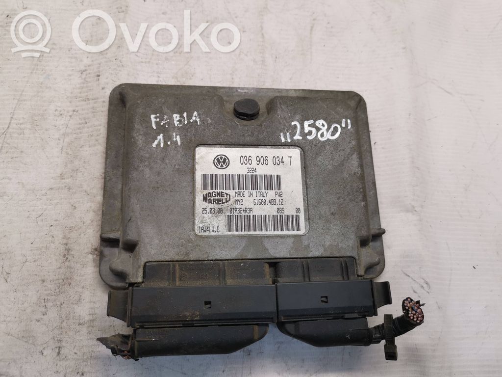 Skoda Fabia Mk1 (6Y) Engine control unit/module 
