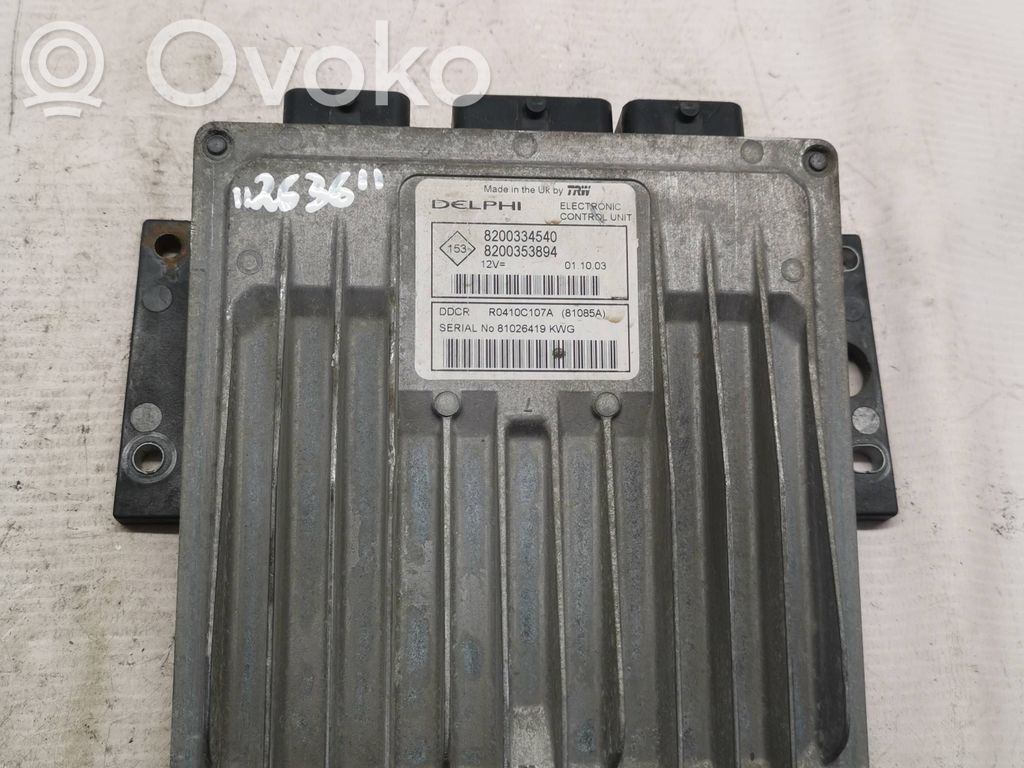 Nissan Almera Tino Sterownik / Moduł ECU 