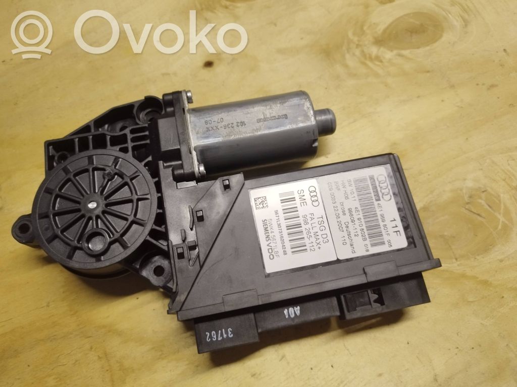 Audi A8 S8 D3 4E Front door window regulator motor 