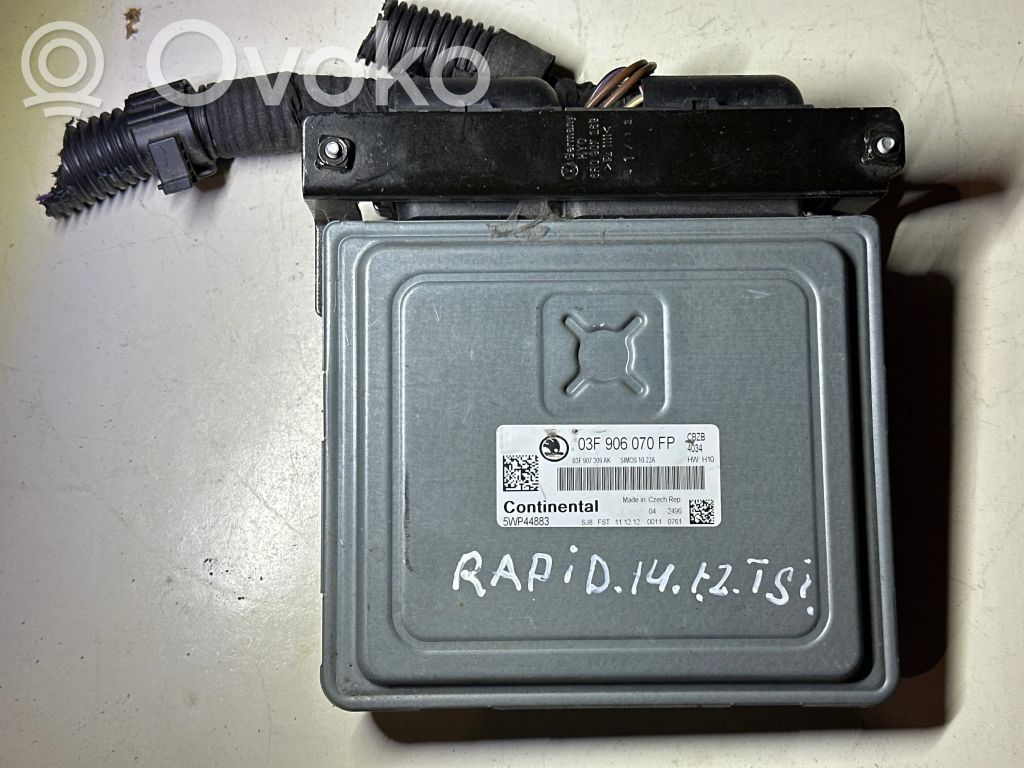 Engine control unit/module   03F906070FP,03F907309AK,5WP44883
