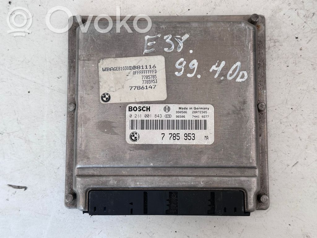BMW 7 E38 Engine control unit/module 