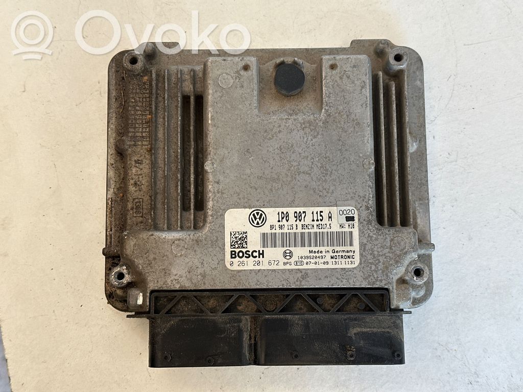 Engine control unit/module   1P0907115A,0261201672,8P1907115B,026120167