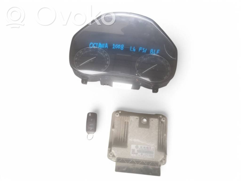 Skoda Octavia Mk2 (1Z) Engine ECU kit and lock set 