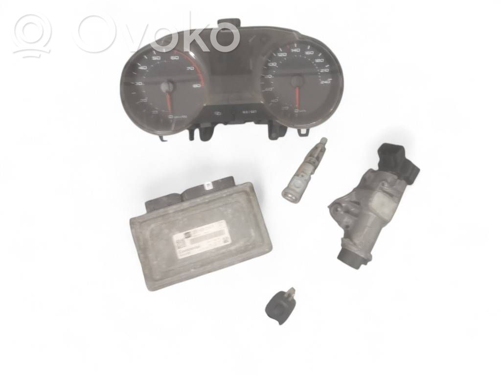 Seat Ibiza IV (6J,6P) Komputer / Sterownik ECU i komplet kluczy 