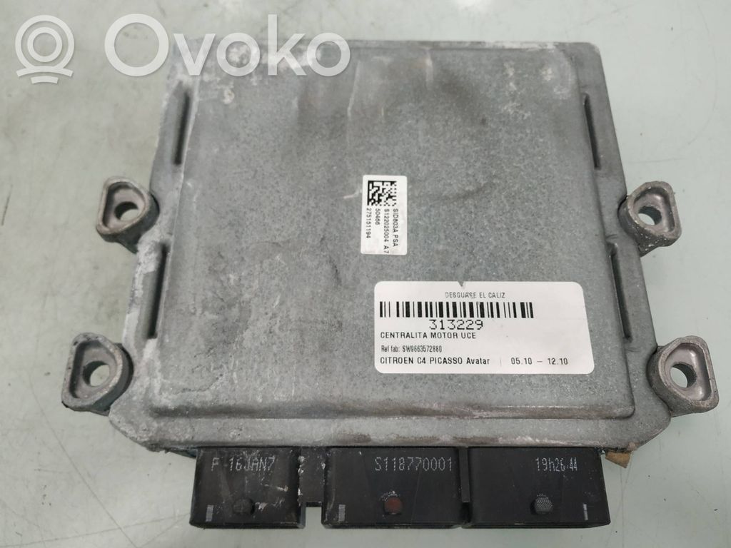 Citroen C4 I Picasso Engine control unit/module 