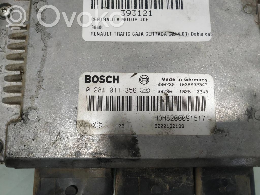 Renault Trafic II (X83) Engine control unit/module 