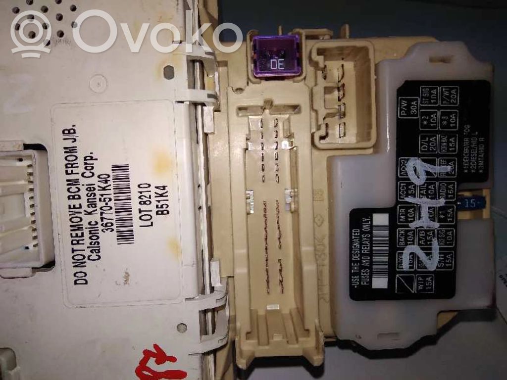 Opel Agila B Fuse module 