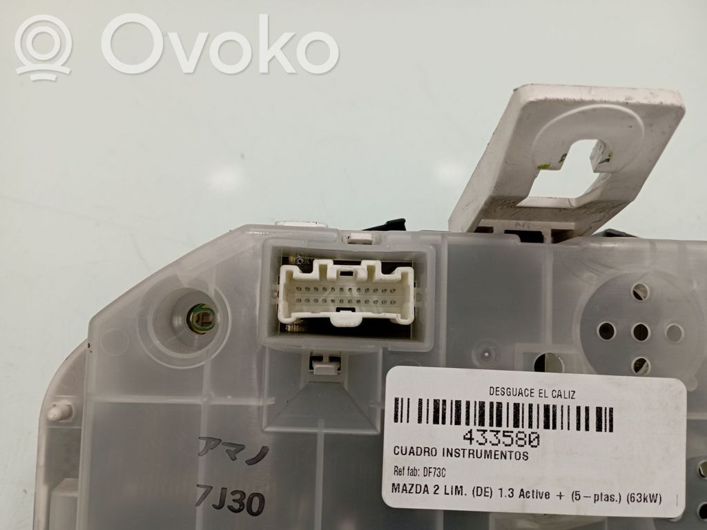 Mazda 2 Spidometrs (instrumentu panelī) 