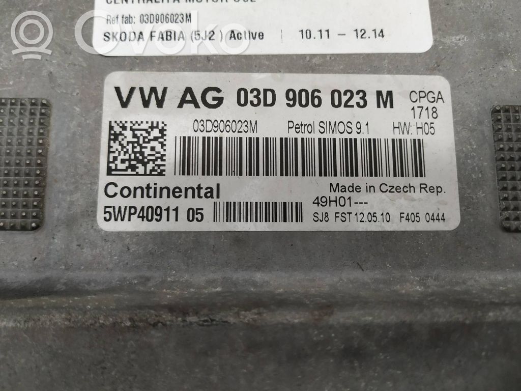 Skoda Fabia Mk1 (6Y) Engine control unit/module 