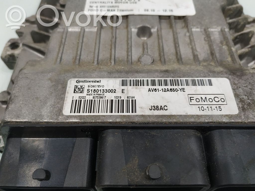 Ford C-MAX II Moottorin ohjainlaite/moduuli 