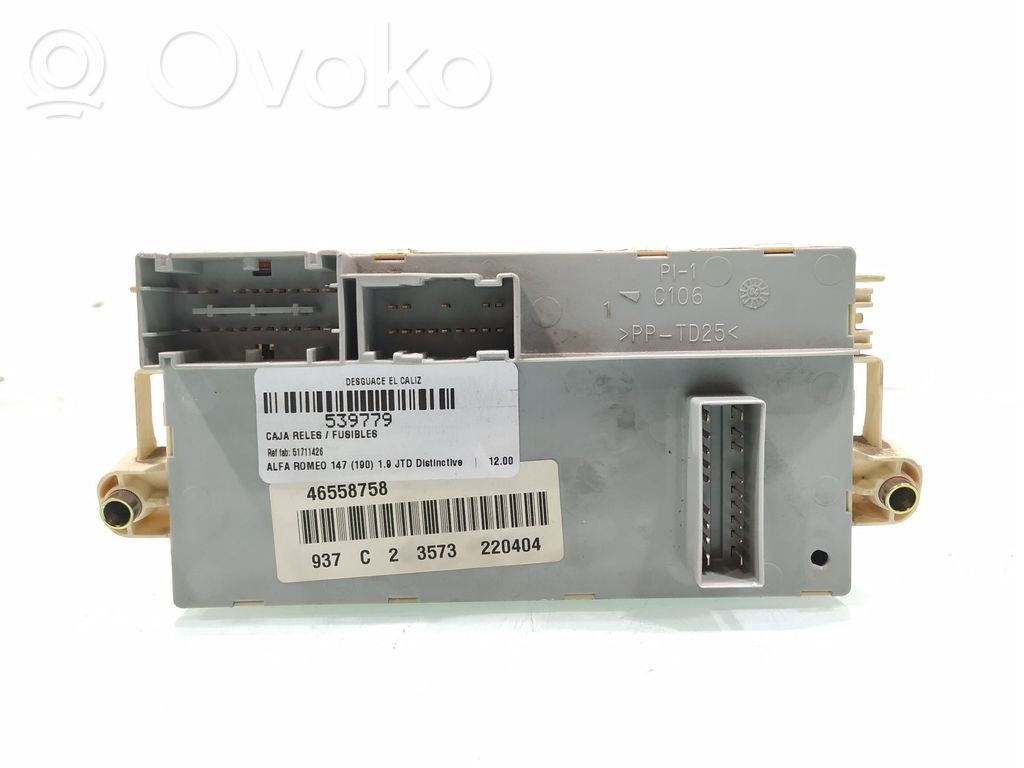 Alfa Romeo 147 Modul siguranțe 