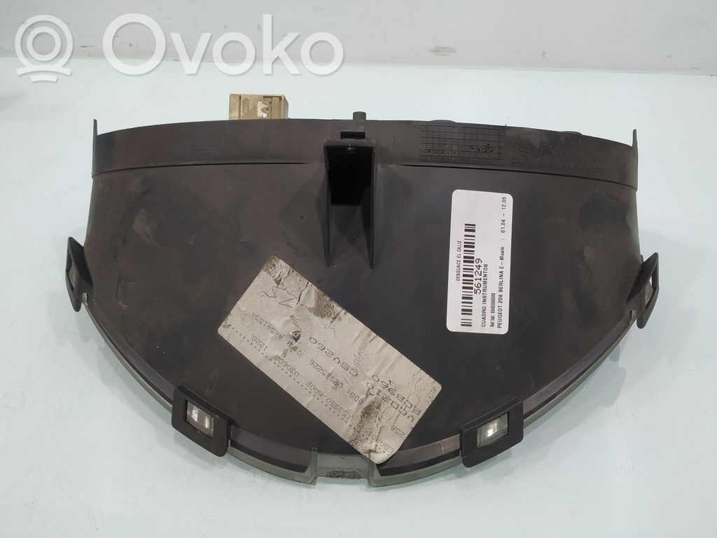 Peugeot 206 Licznik / Prędkościomierz 