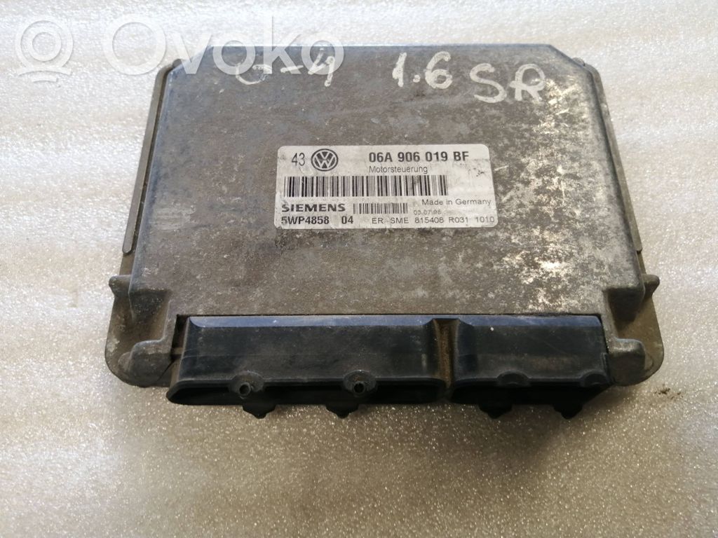 Engine control unit/module   06A906019BF,5WP4858