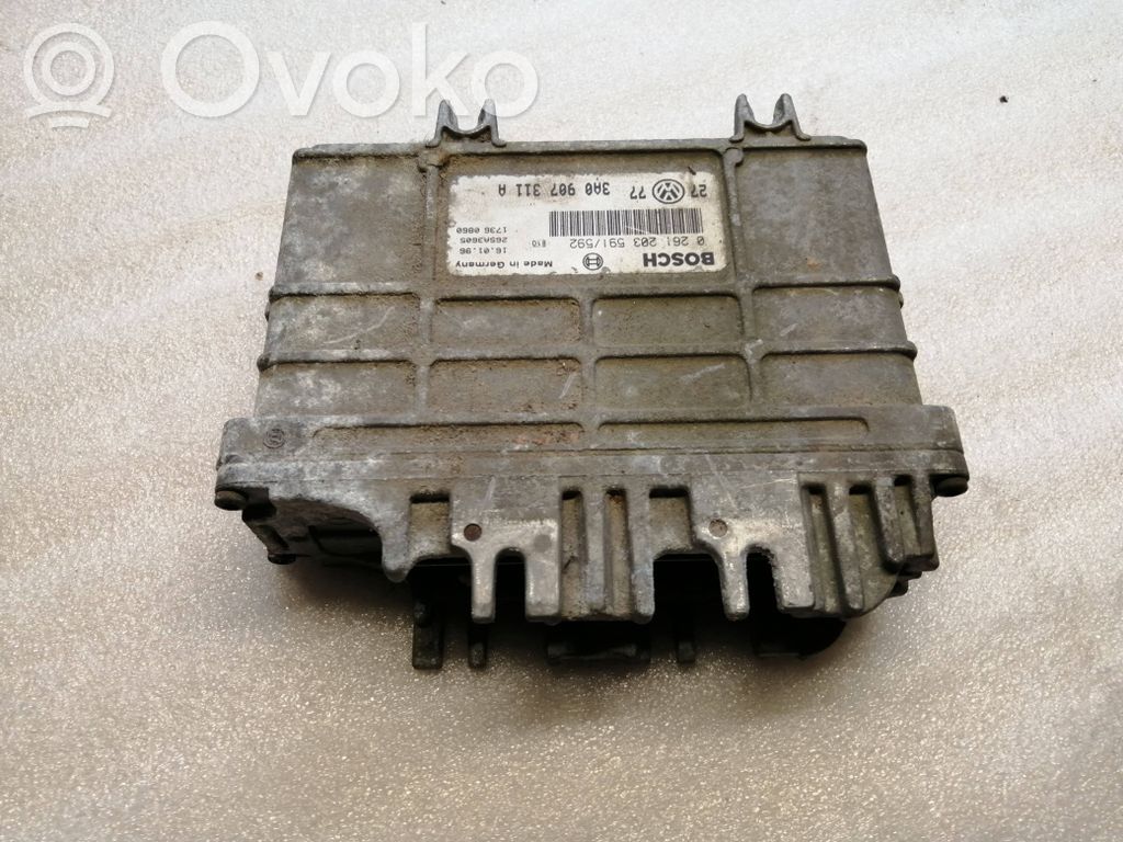 Engine control unit/module   3A0907311A,26SA3605,0261203591