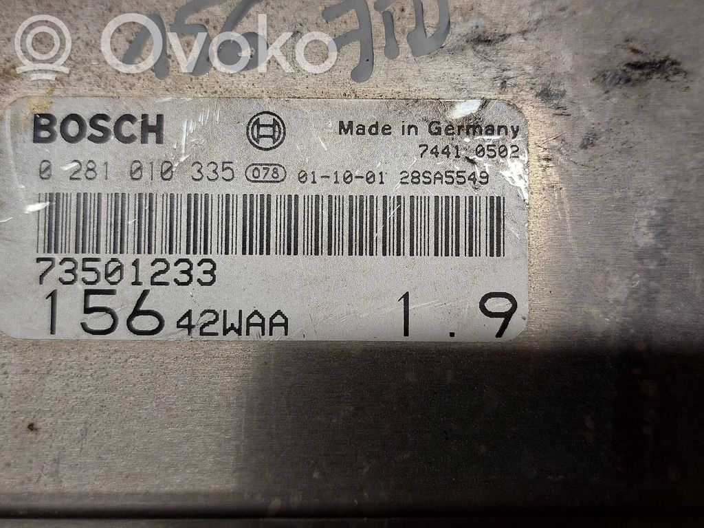 Alfa Romeo 156 Engine control unit/module 