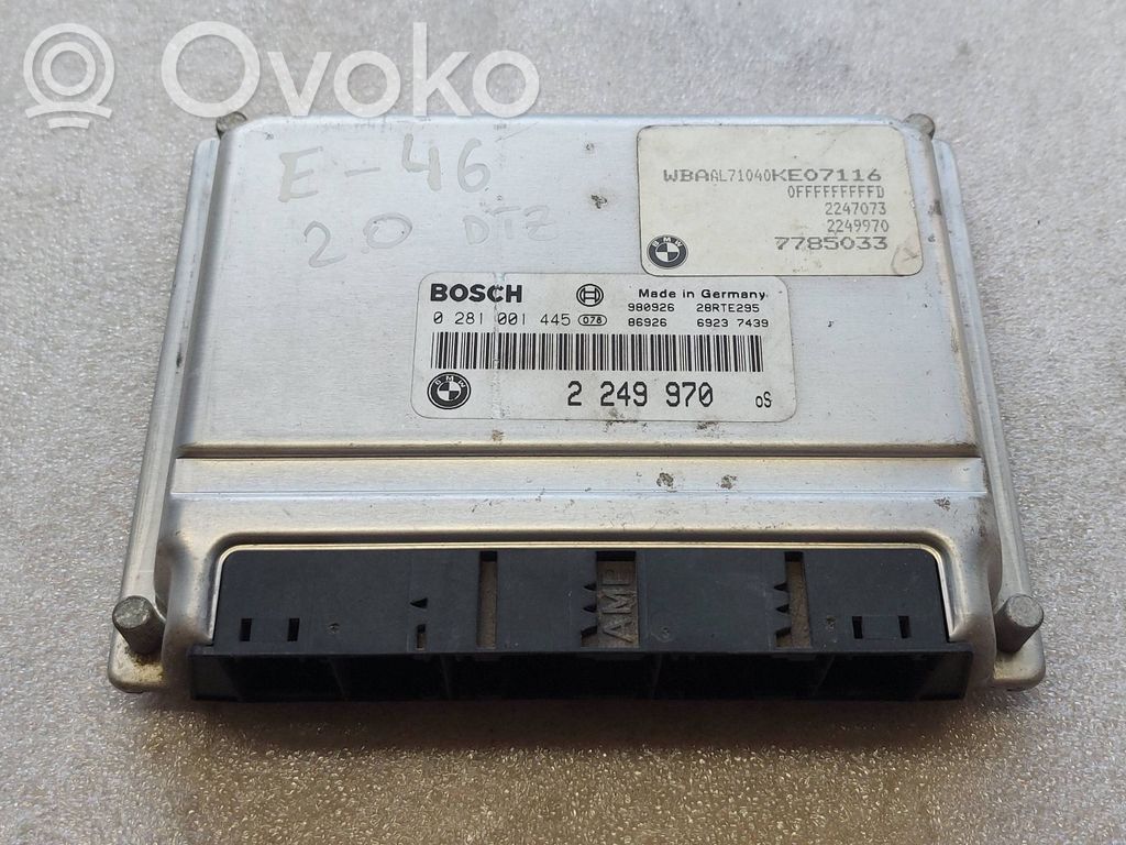Engine control unit/module   0281001445,2249970
