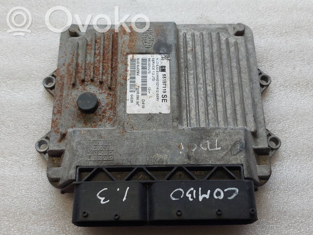 Opel Combo C Engine control unit/module 