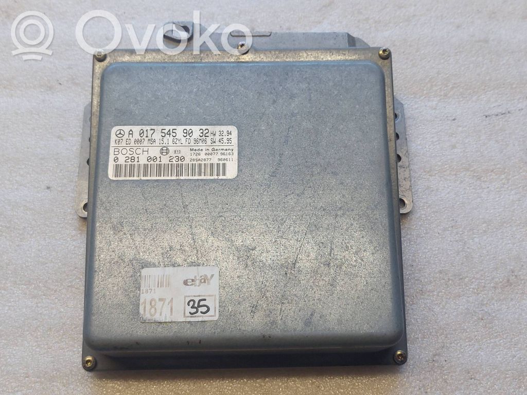 Mercedes-Benz E W210 Engine control unit/module 