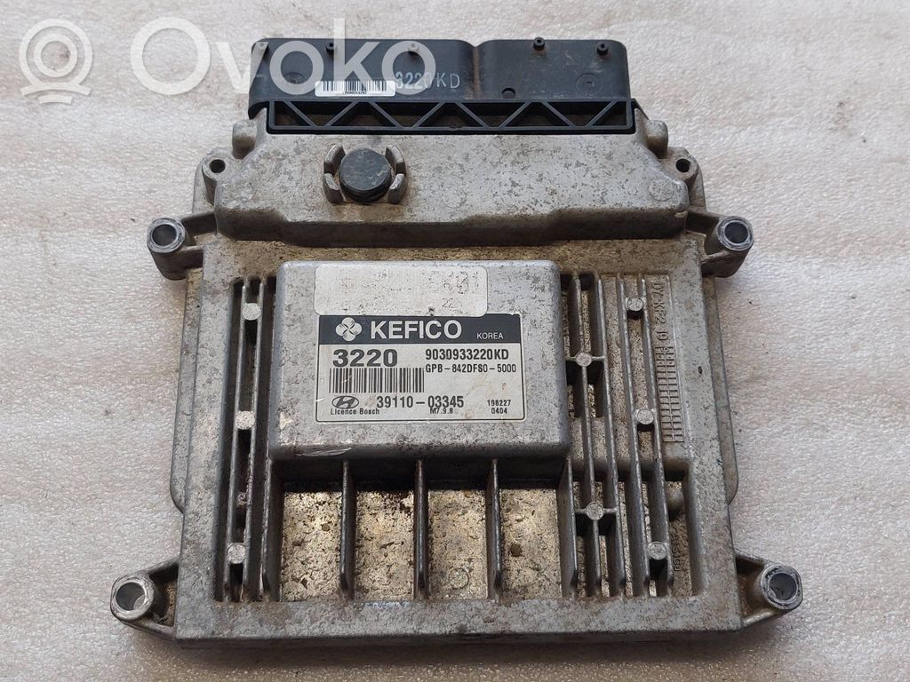Engine control unit/module   3911003345,9030933220KD,GPB842DFS05000