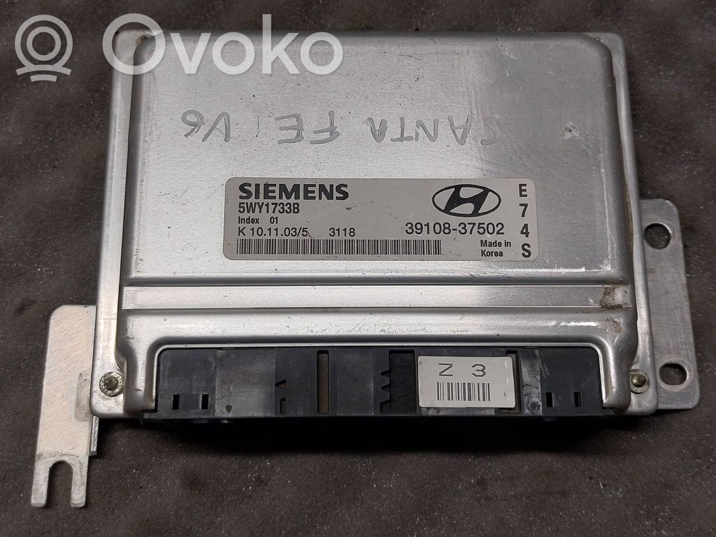 Engine control unit/module   3910837502,5WY1733B,K1011035
