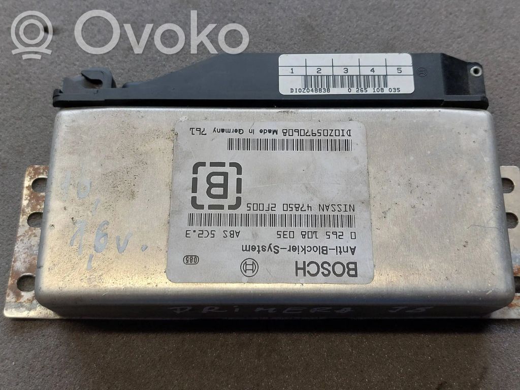 ABS control unit/module   0265108035,478502F005,DL0Z05970608