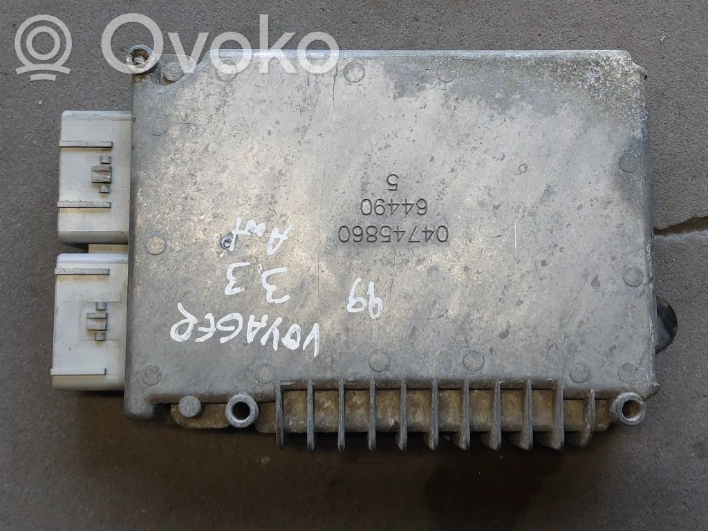 Chrysler Voyager Engine control unit/module 