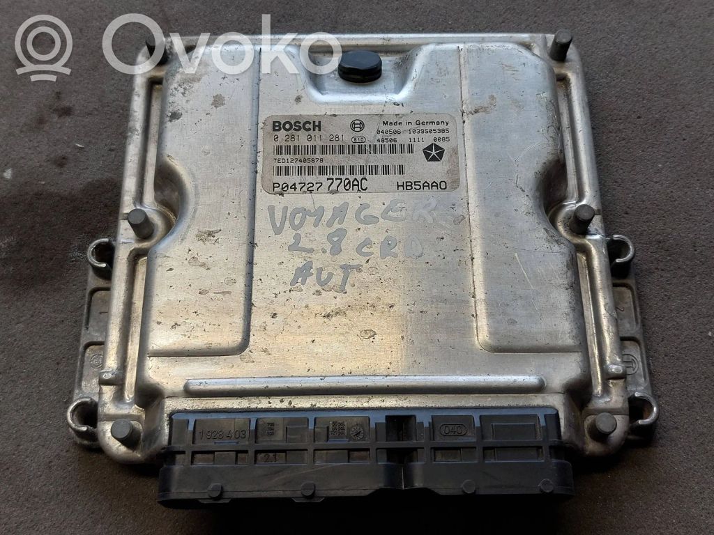 Chrysler Voyager Engine control unit/module 