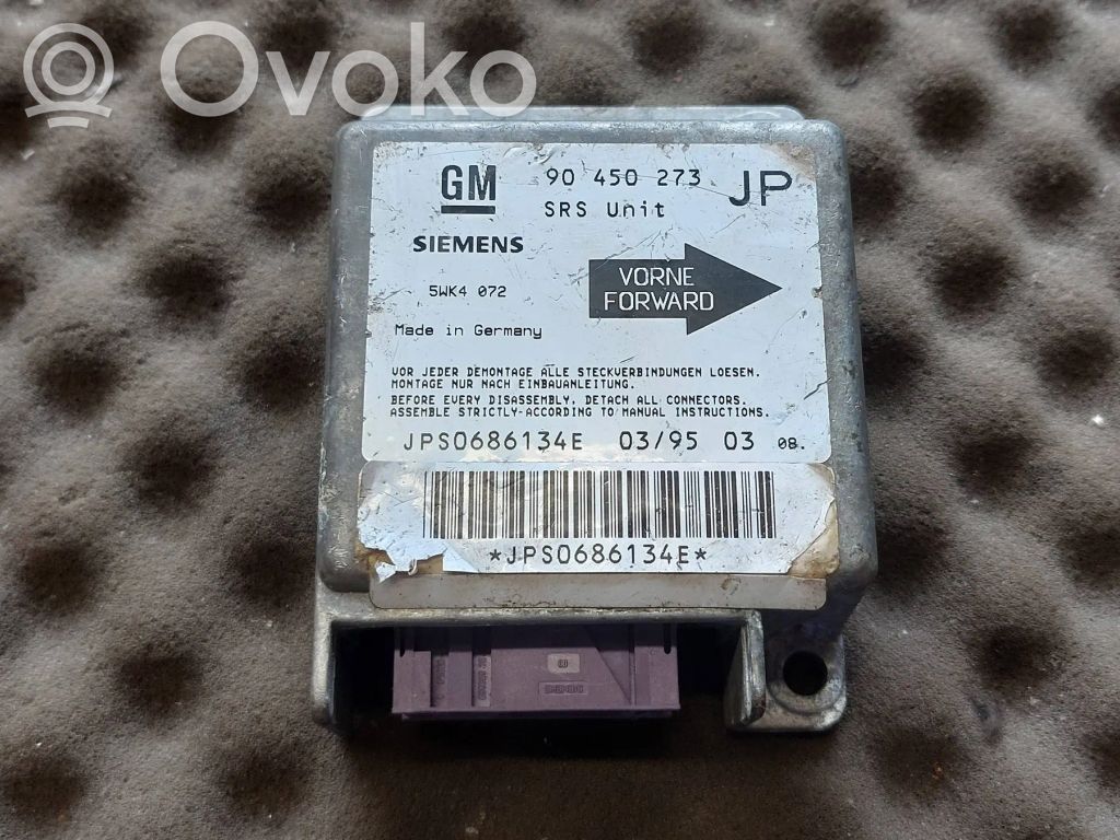 Opel Astra F Airbag control unit/module 