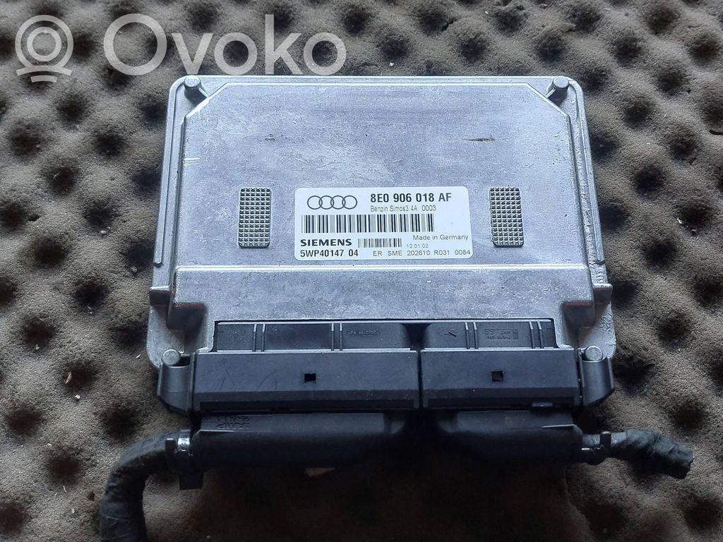 Engine control unit/module   8E0906018AF,5WP40147