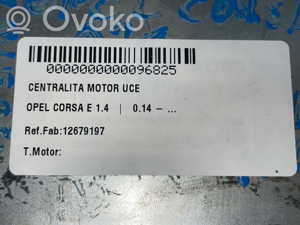 Unidad de control/módulo del motor   12679197,12679199