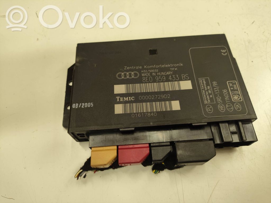 Module confort   8E0959433BS,00002729D2,01617840